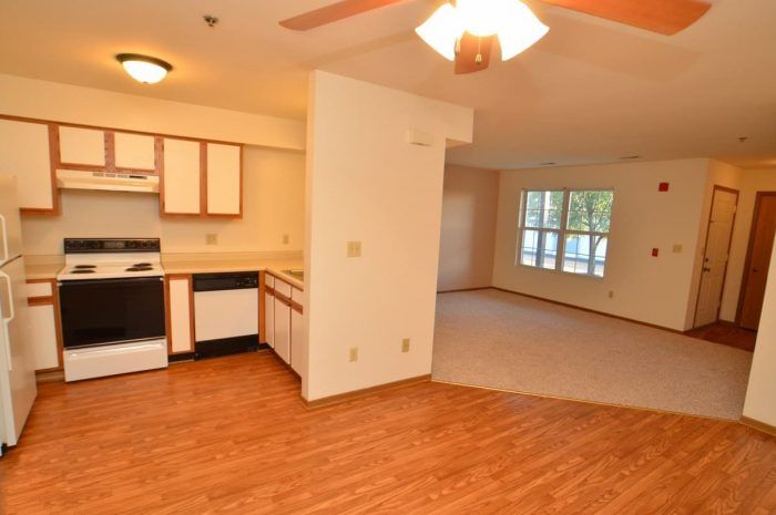 Kitchen and living room