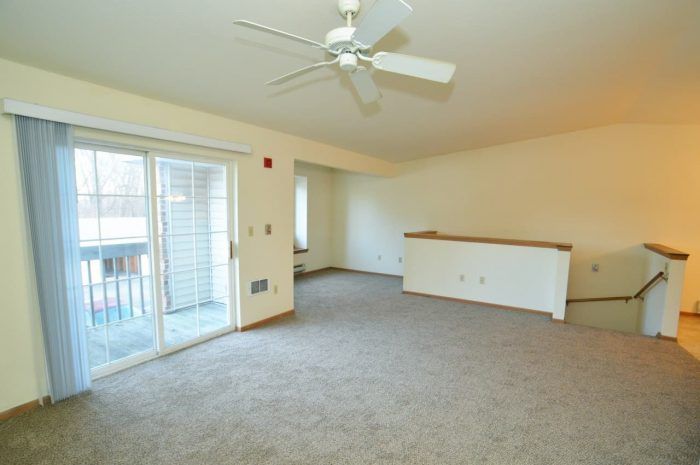 Living room and den