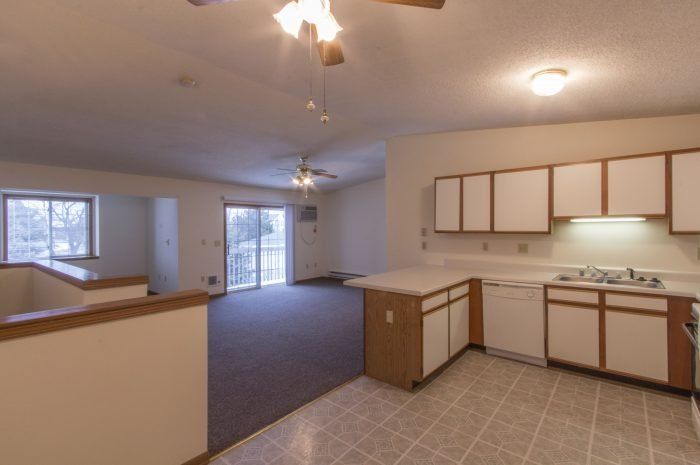 kitchen to living room