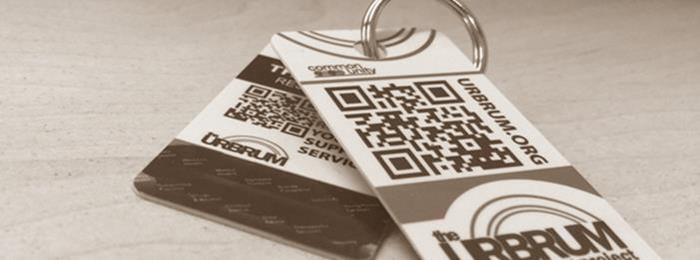 keyrings with fobs attached