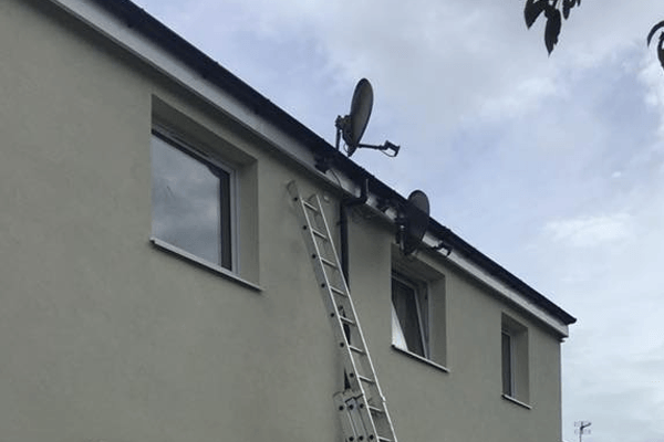 satellite dish installation