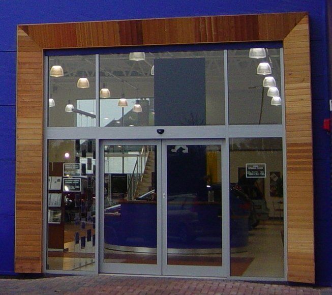 glass doors and windows