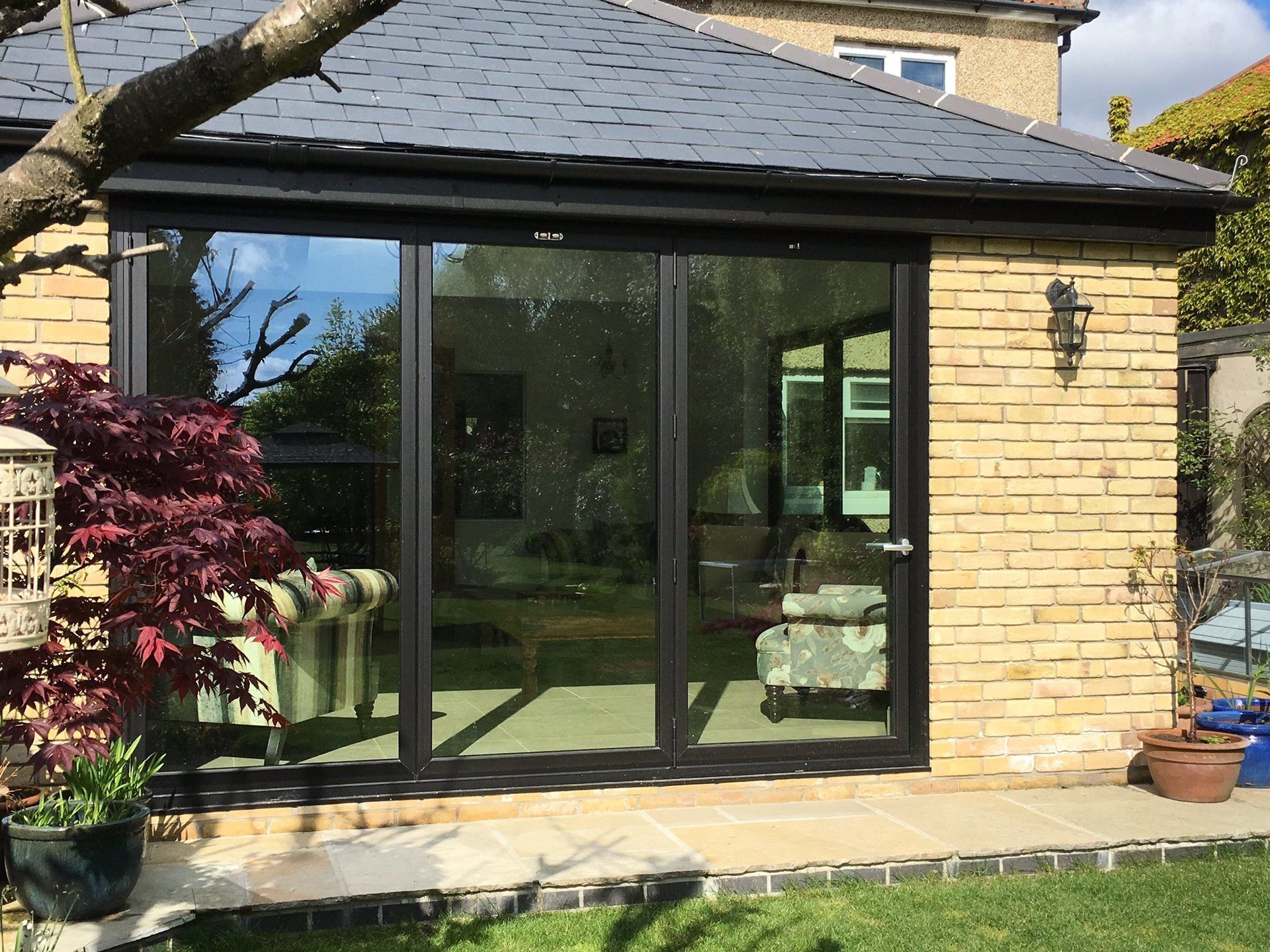 glass doors