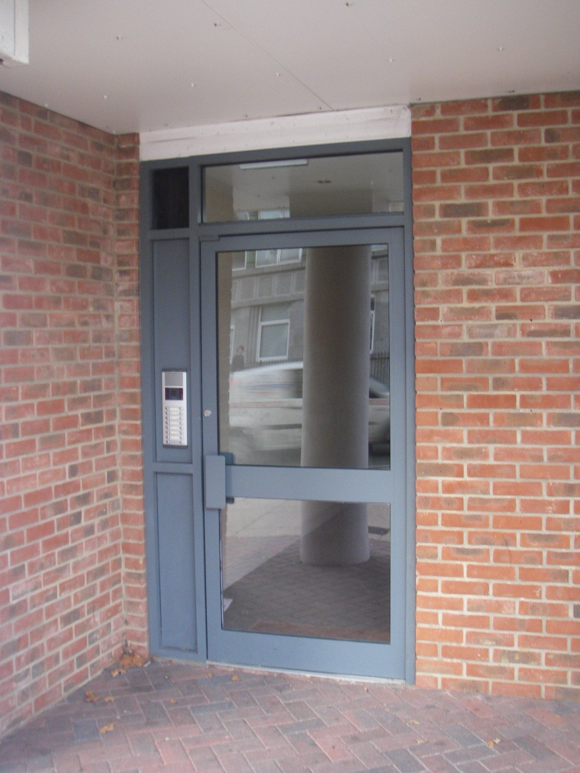 glass doors