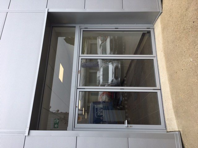 glass doors