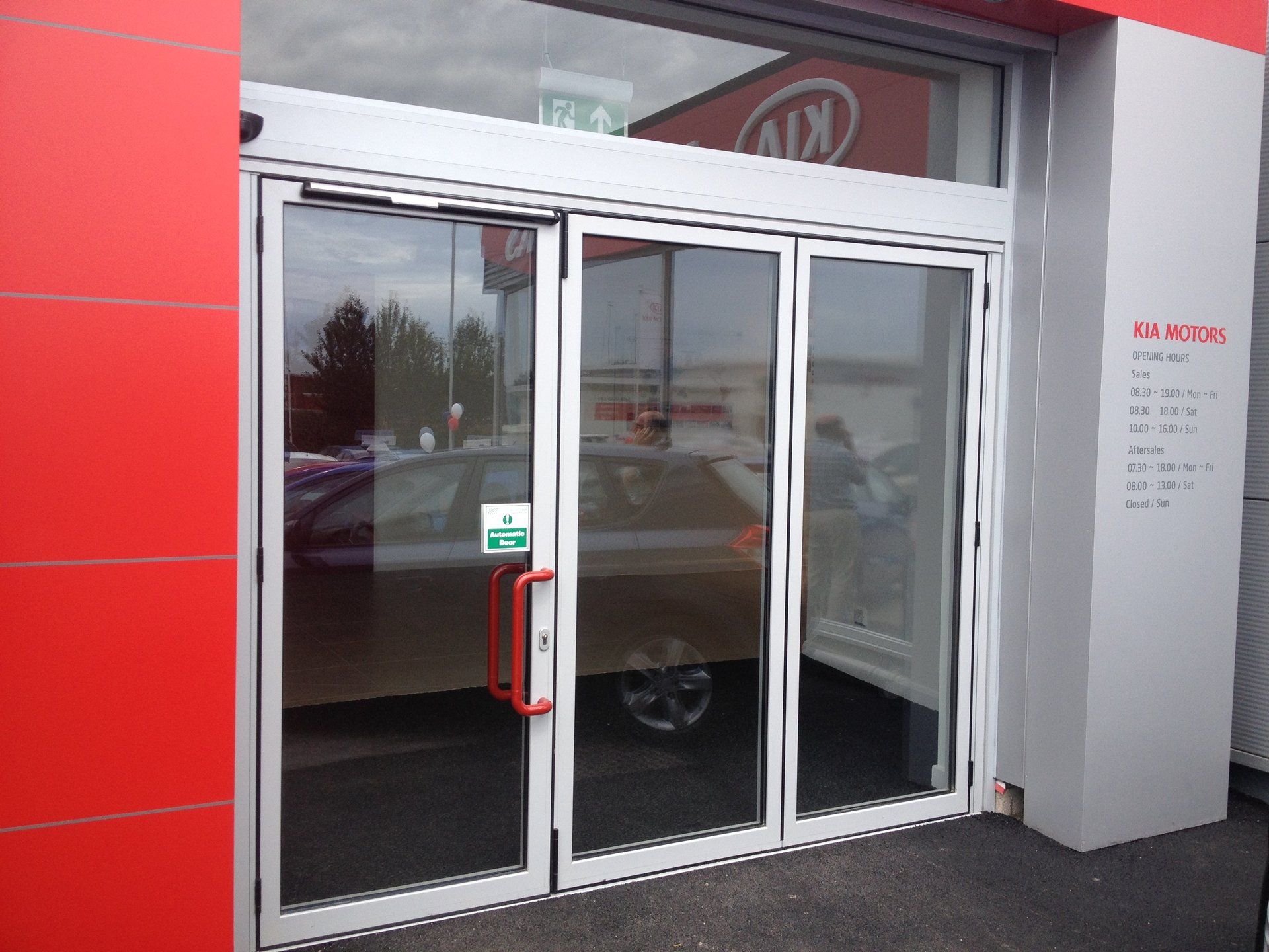 glass doors