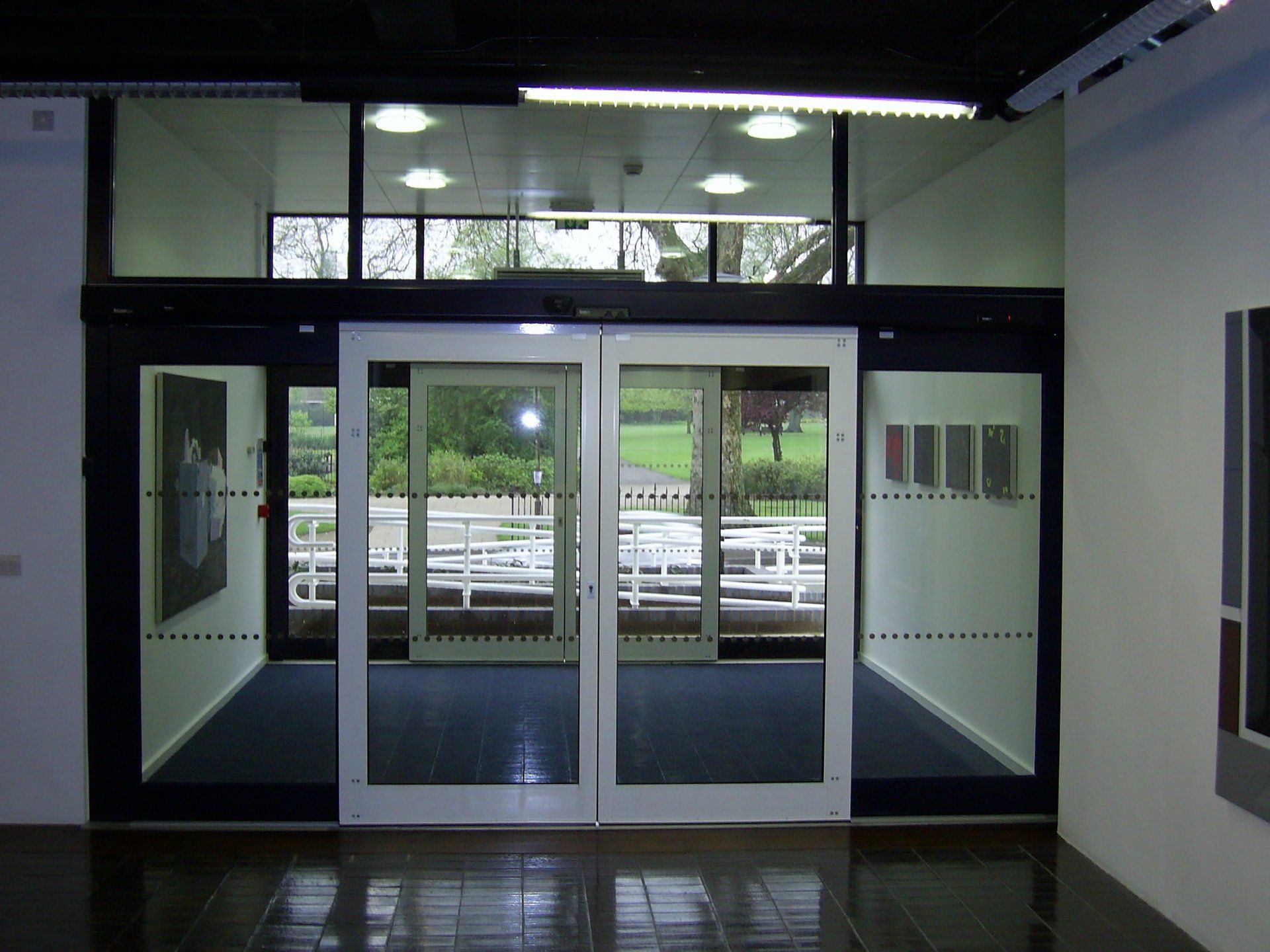 glass doors