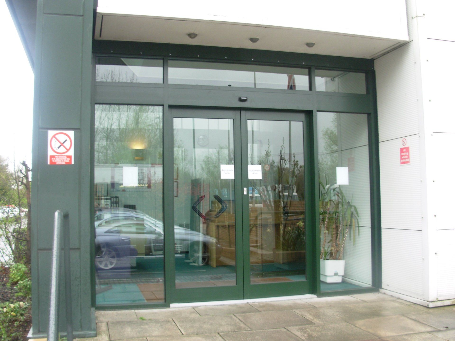 glass doors