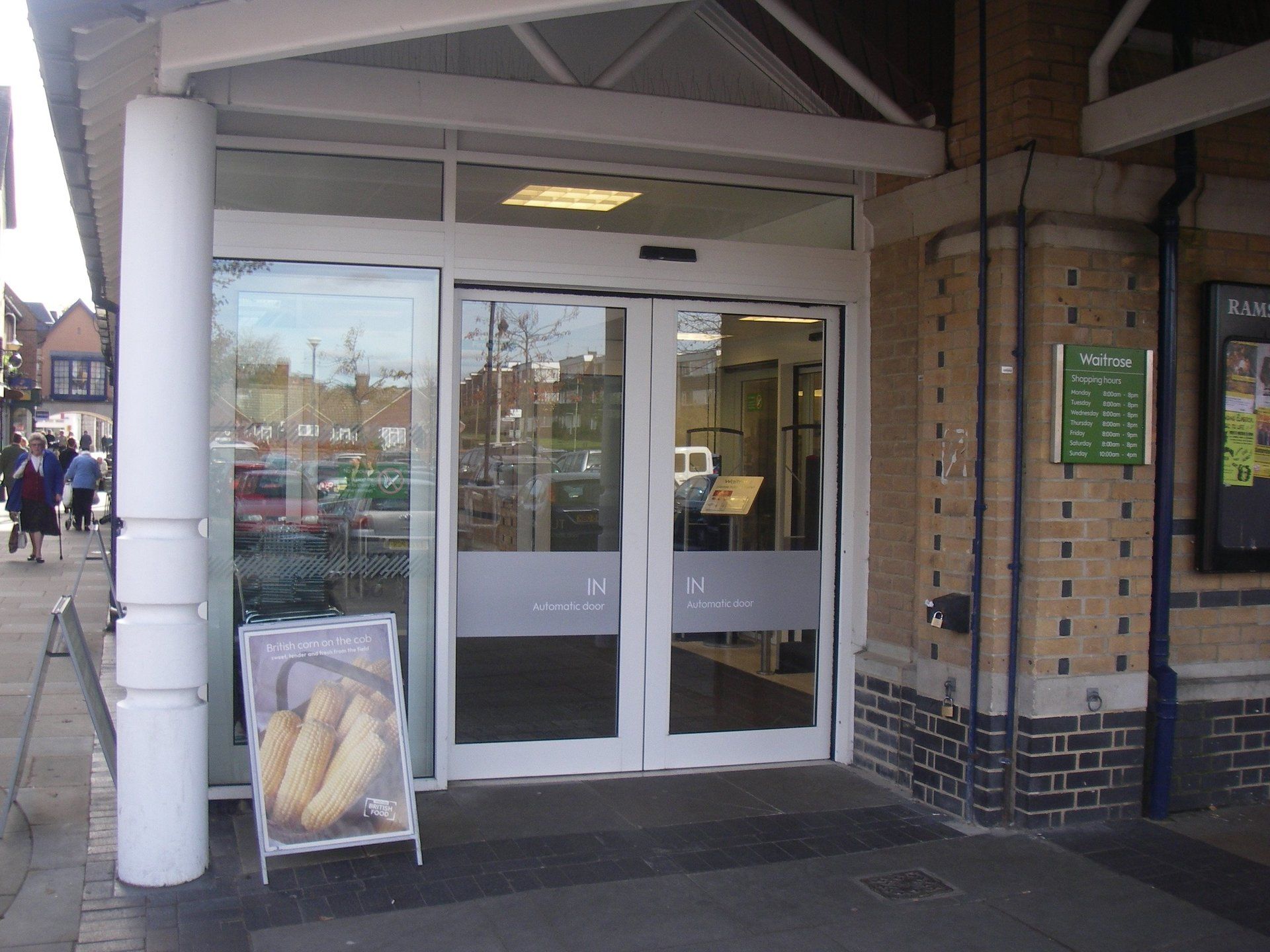 glass doors