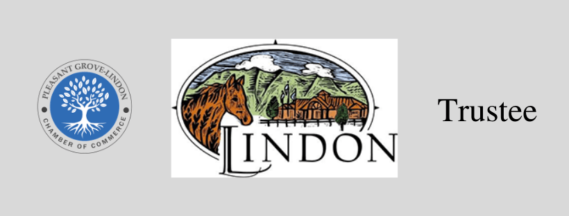 Two logos for trustee and indon on a white background