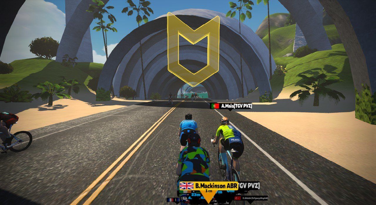 zwift training Apache Brave Racing