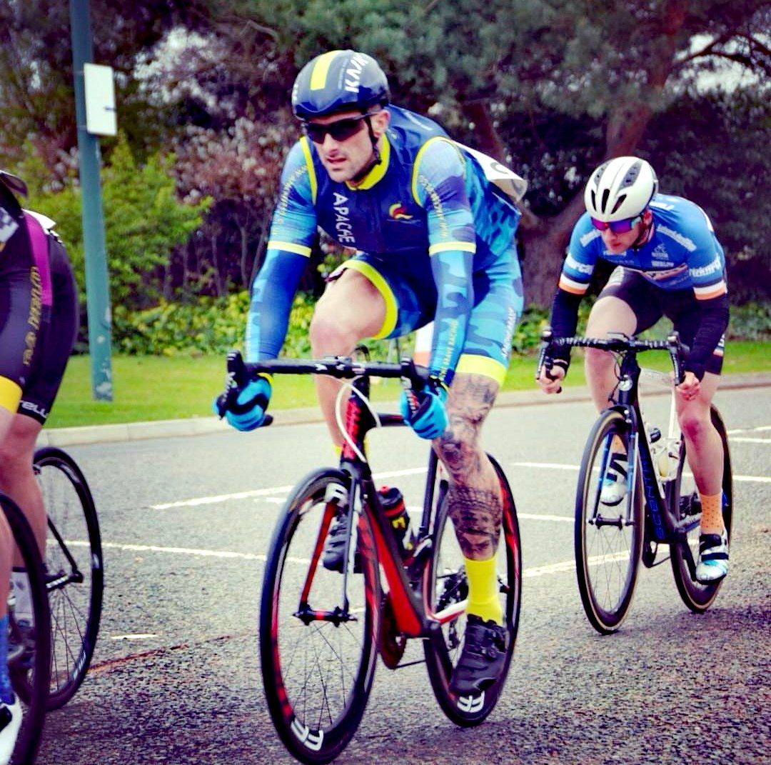 Apache Brave Racing cyclist