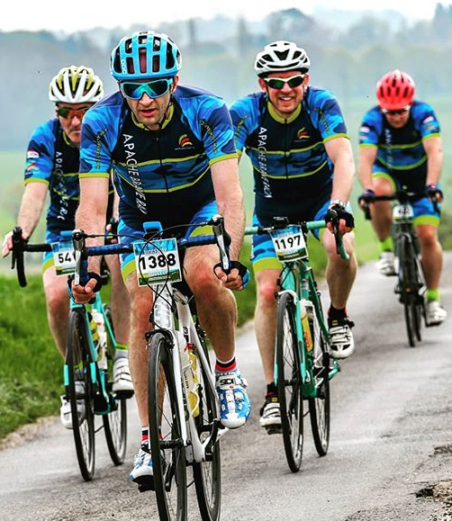 Apache Brave Racing cycle training session