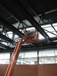 industrial ceiling cleaning