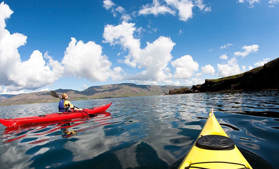 Kayak tour Iceland
