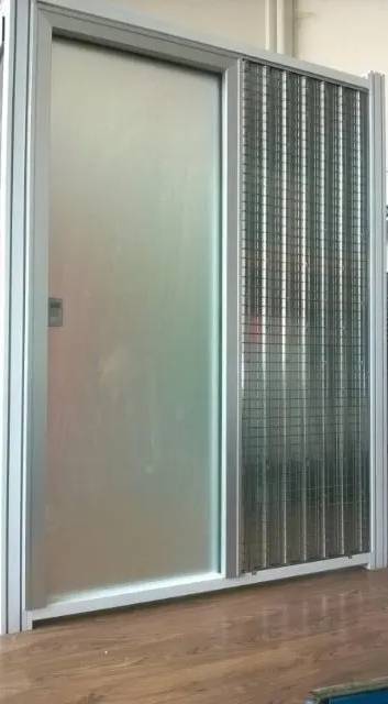 Porta scorrevole in vetro scrigno