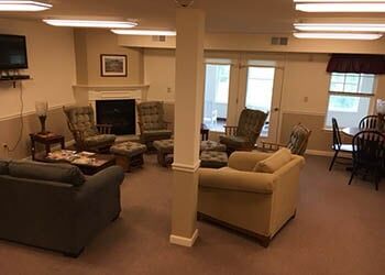 Living Room - Senior living in Essex Junction, VT Living Room - Senior living in Essex Junction, VT