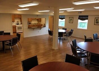 Apartment Dining Room - Senior living in Essex Junction, VT Apartment Dining Room - Senior living in Essex Junction, VT