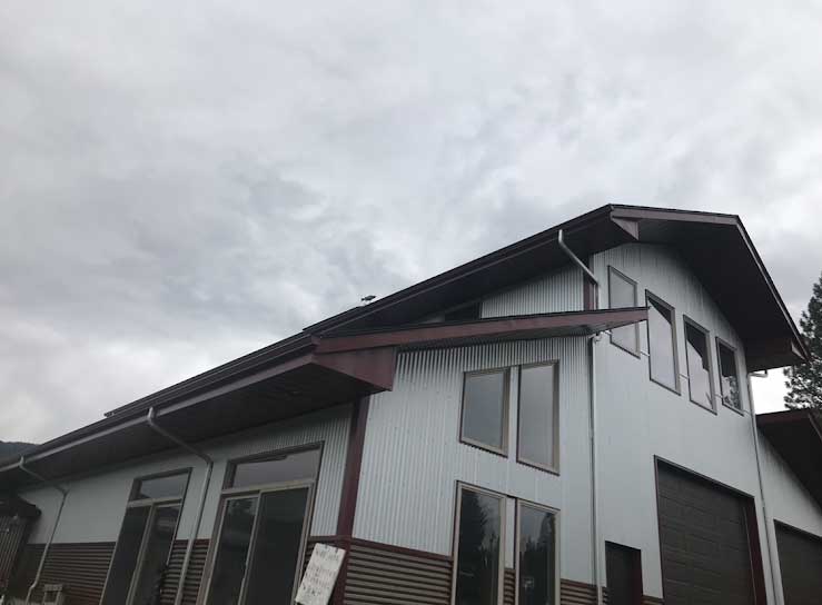 Installed Commercial Gutter — Helena, MT — Continuous Rain Gutter Co.