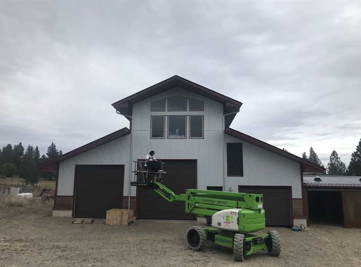 Cleaning Commercial Gutter— Helena, MT — Continuous Rain Gutter Co.