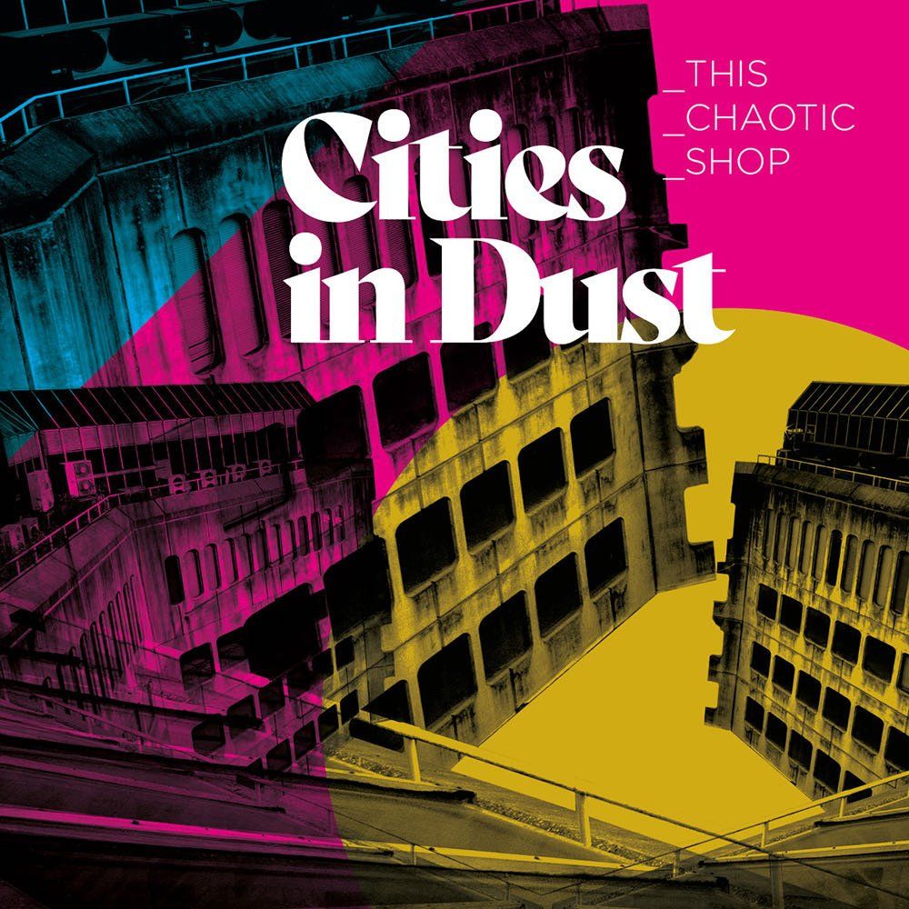 A poster that says cities in dust on it
