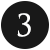 number 3 icon