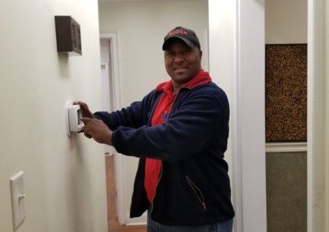 Electrical — Man Checking the AC in Aiken, SC Electrical — Man Checking the AC in Aiken, SC