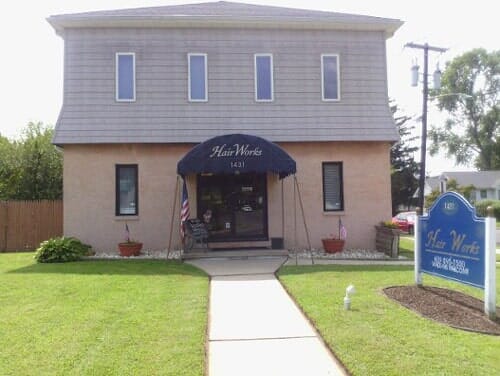 Hair Works building in Hamilton, NJ