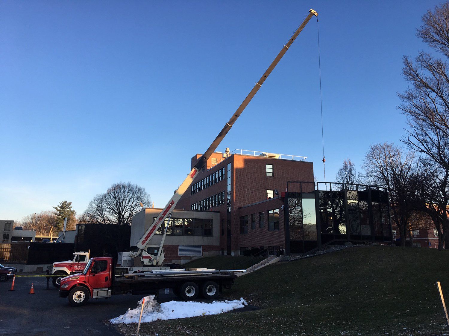 Truck Crane — Crawler Crane In Construction Site in Westmoreland, NY Truck Crane — Crawler Crane In Construction Site in Westmoreland, NY
