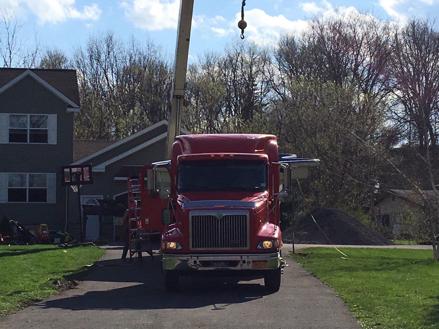 Craning Company — Rental Crane Front View in Westmoreland, NY