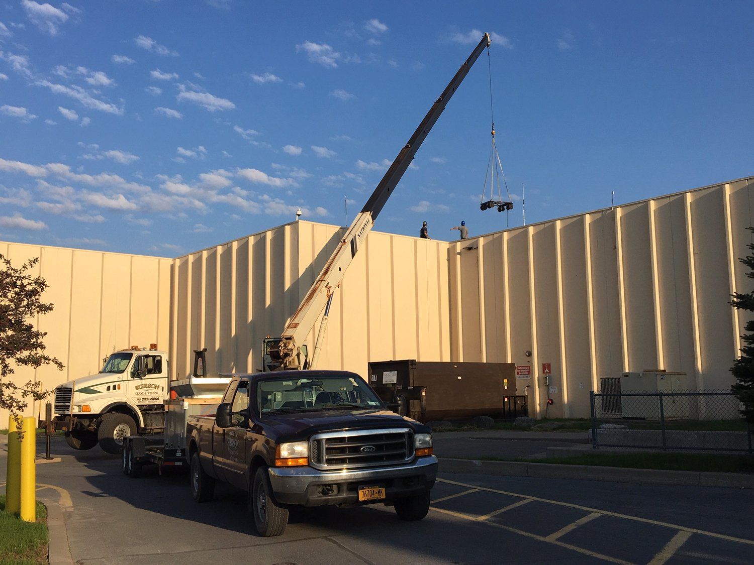 Residential Crane Services — Crane And Care In Working Site in Westmoreland, NY