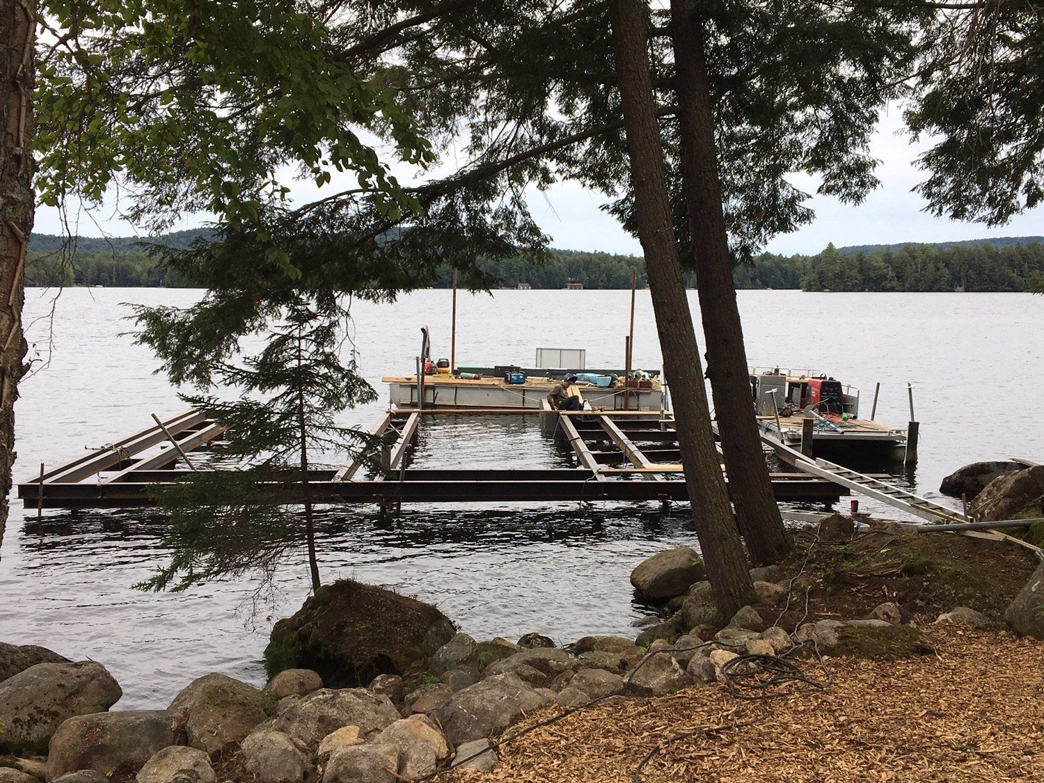Commercial Welding — Man Welding On River in Westmoreland, NY