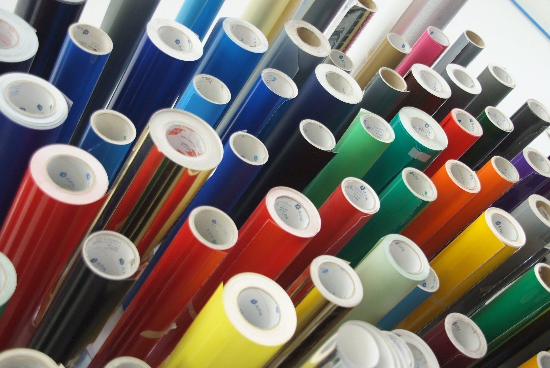 roll carta colorata