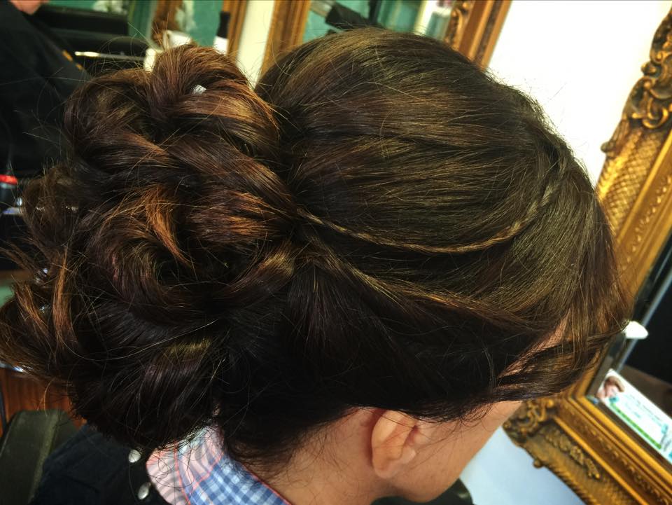 Curly Updo Wedding Hairstyle