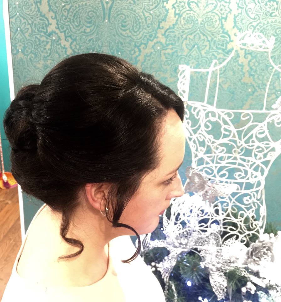Updo wedding style