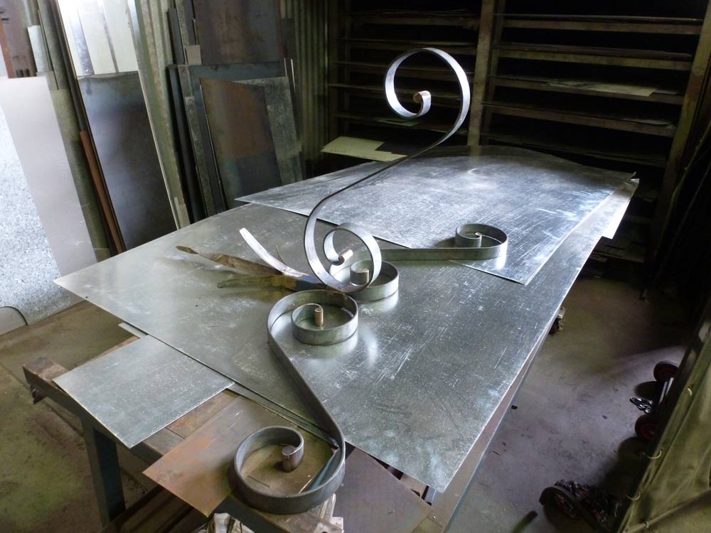 metal scrolls