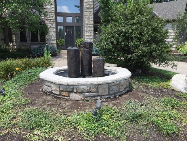 Stone fountain