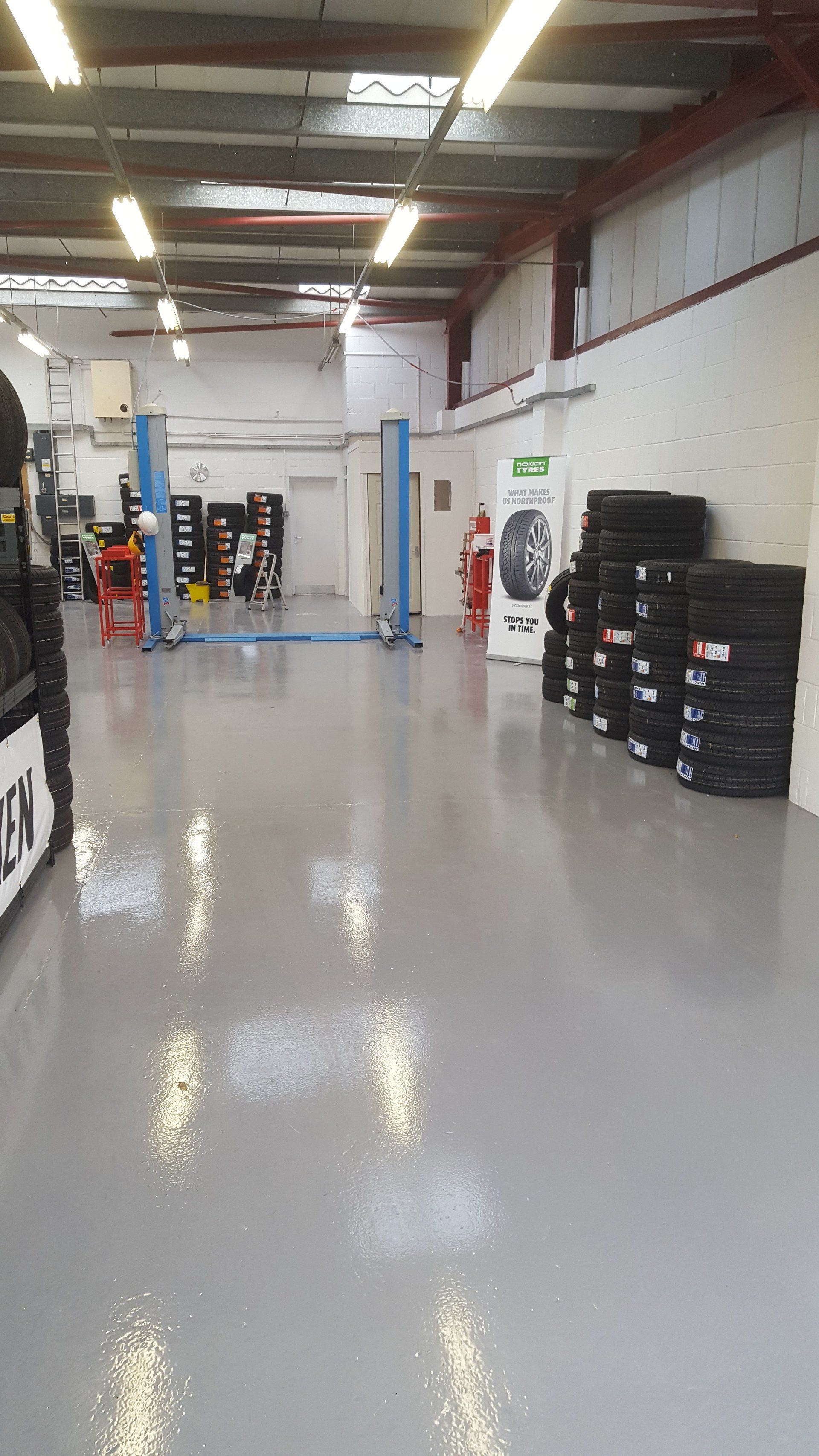 tyre fitting shop