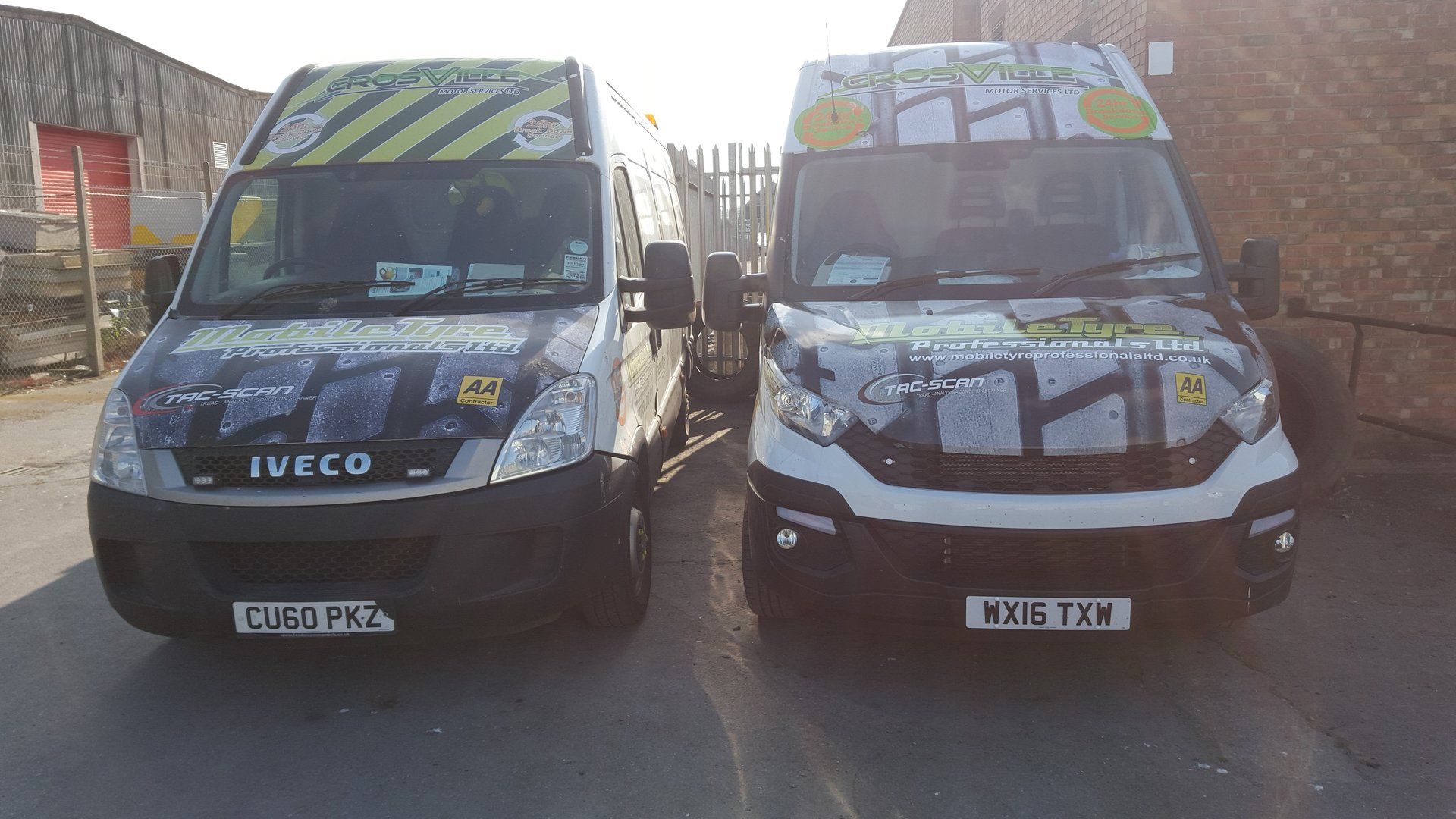 Tyre Professionals company vans