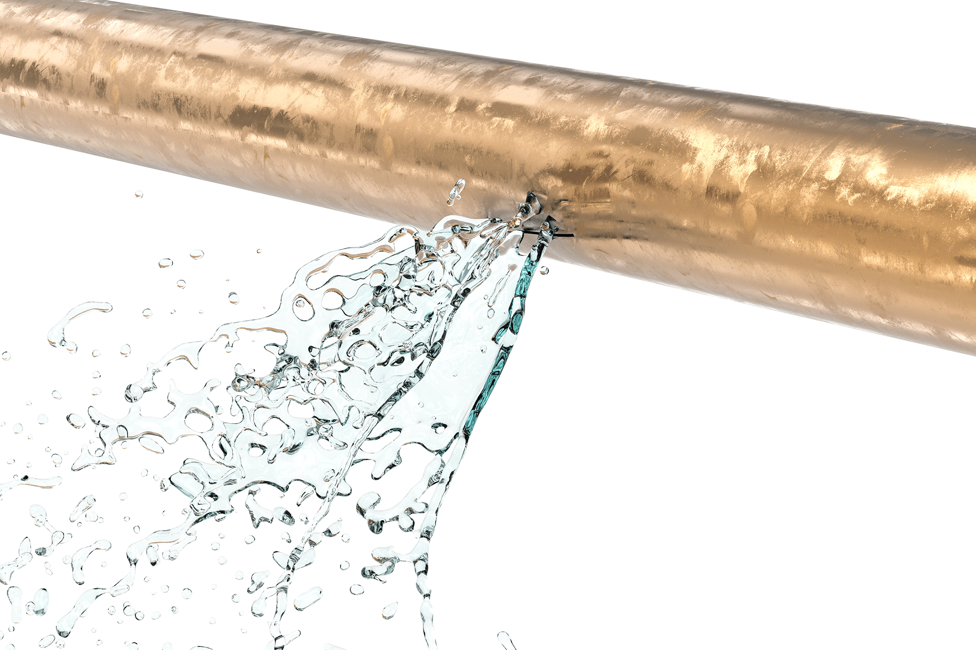 burst pipe