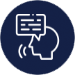 speaking and messaging icon speaking and messaging icon