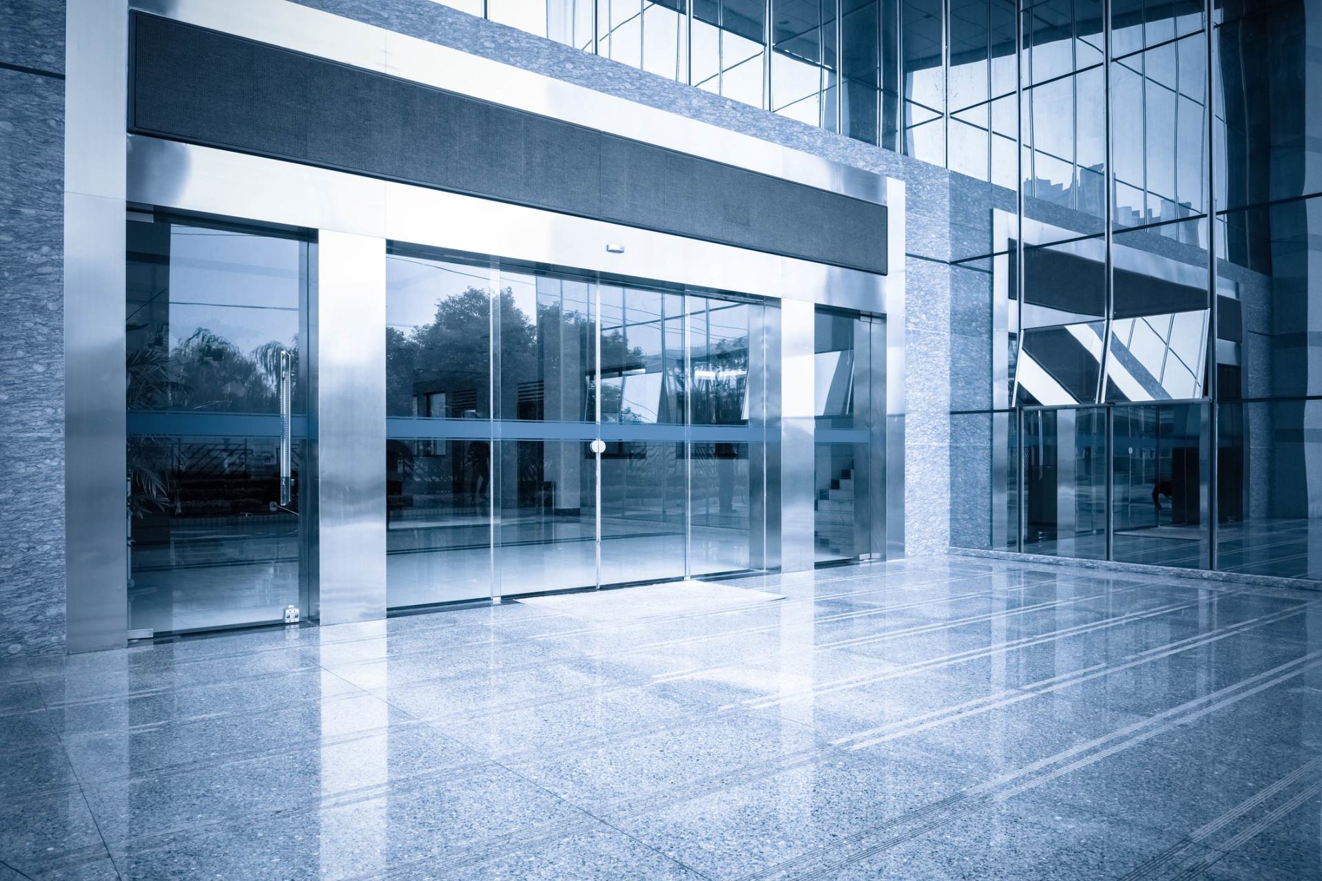 Automatic Sliding Door — Chicago, IL — single slide- bi part - automatic door- sensors- holding beams-