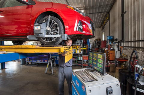 Auto Service — Man Repairing Wheels in West Bridgewater, PA