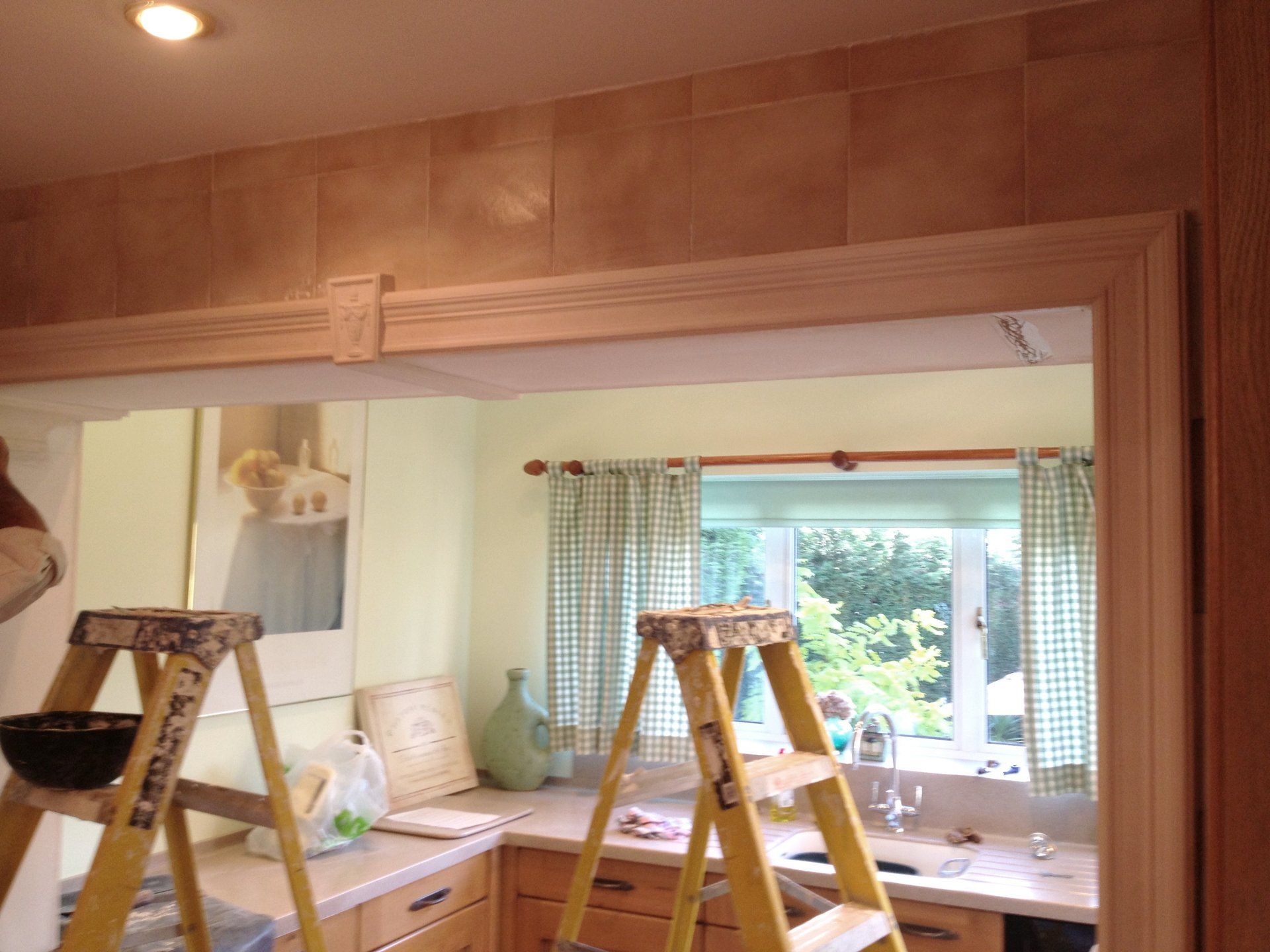 plastering