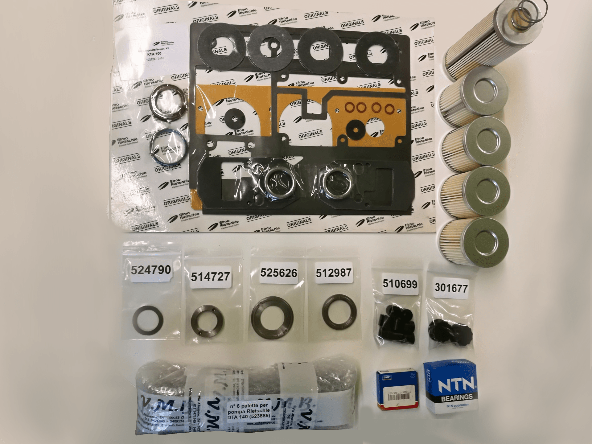 REPAIR KIT FOR COMPLETE PUMPS
