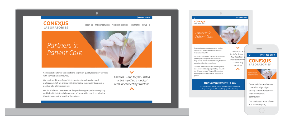 Diagnostic Medical Lab Web Site