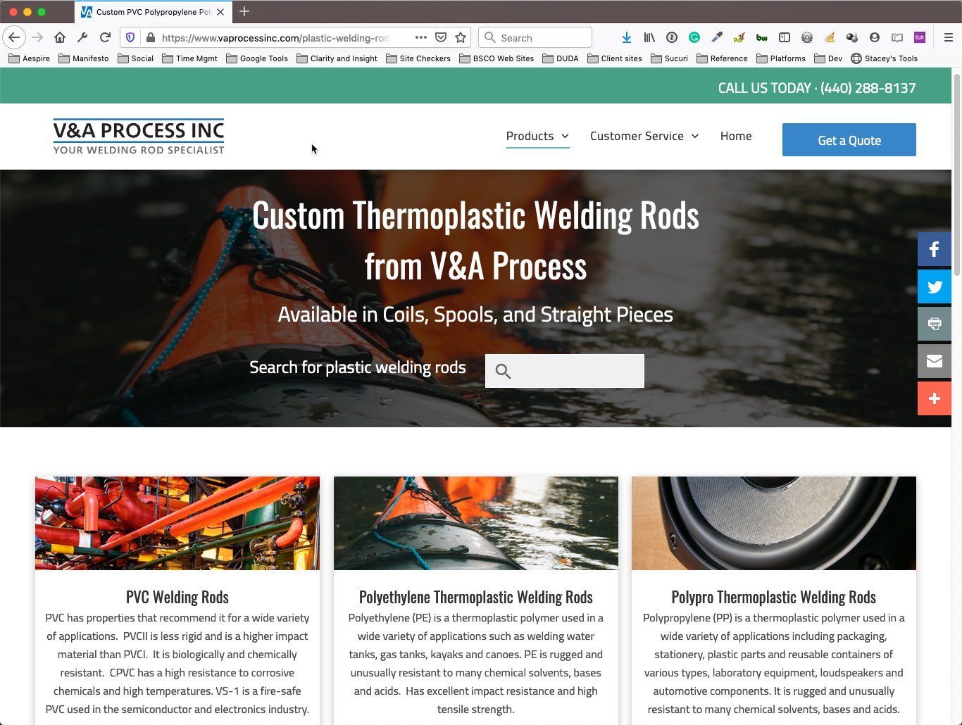 VA Process Website Detail