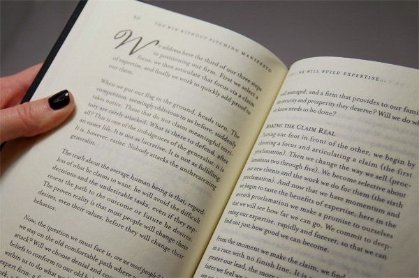 Win Without Pitching Book Design