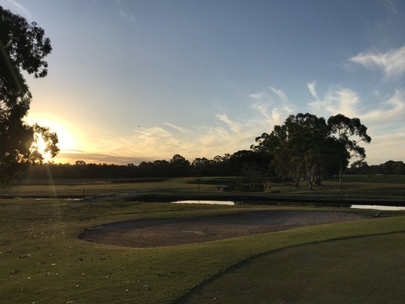 View of a golf course
