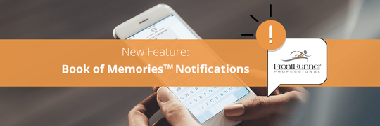 online memorial notifications
